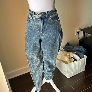 Topshop mom stone washed jeans